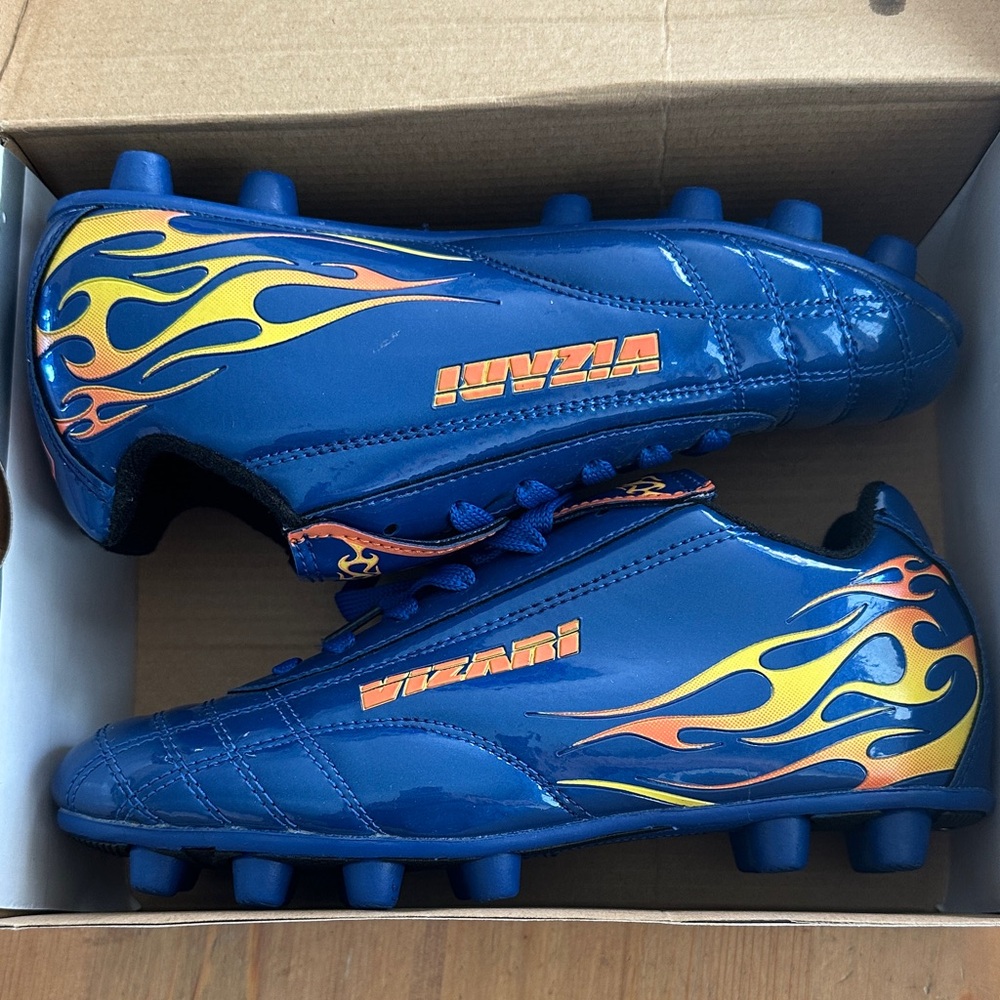 Vizari Kids Blue Soccer Sneakers